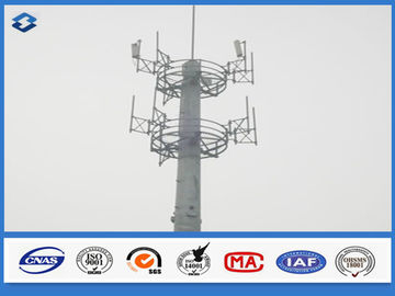 10 - 40 の m の電気携帯電話タワーの鋼鉄 Monopole マストのスリップの接合箇所の関係