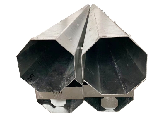 多角型ホット・ガルバン化四角管 空気線 電源 鉄柱